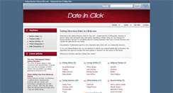 Desktop Screenshot of date-in-click.com